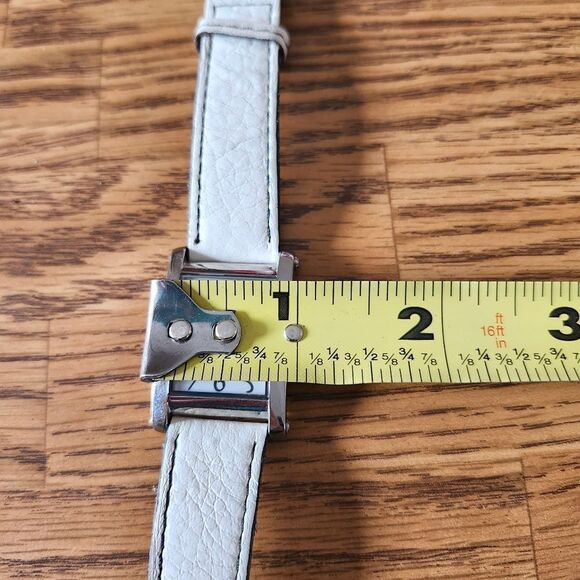 JUICY COUTURE Vintage G&P Silver And Leather Watch FEMININE - Picture 8 of 10
